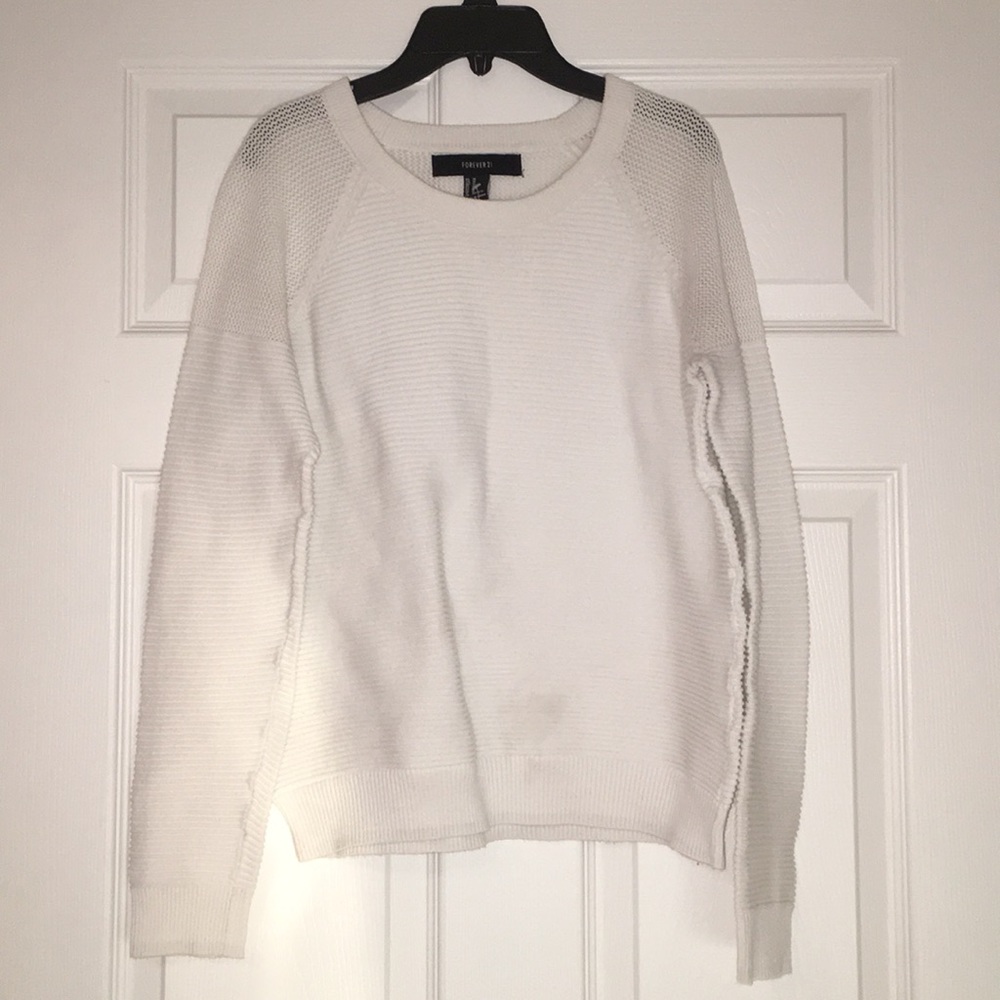White Forever 21 Sweater